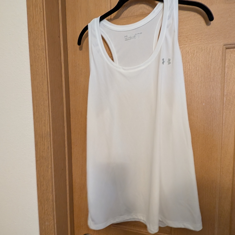 Under Armour White Tank Top
